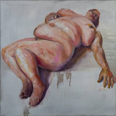 Original Expressionism Nude Paintings by Cornelia Es Said