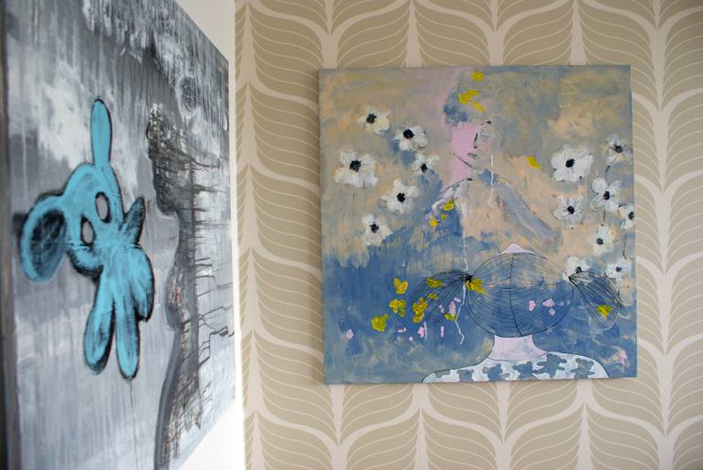 Original Impressionism Children Painting by Ivana Dostal