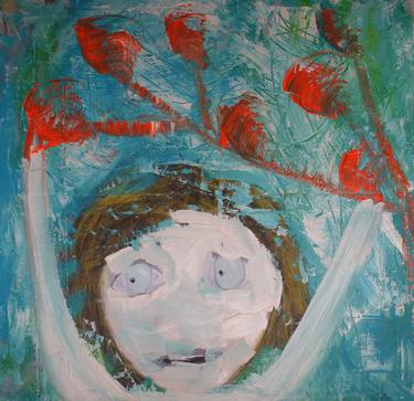 Original Expressionism People Paintings by Ivana Dostal