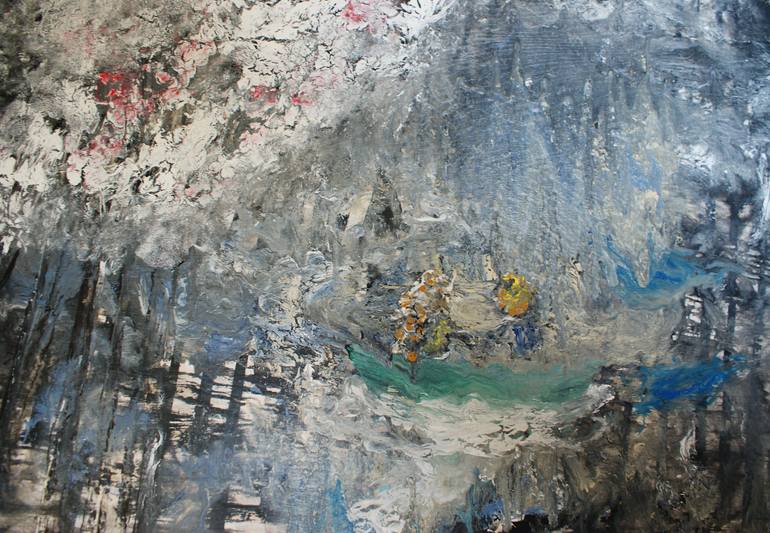 Original Abstract Expressionism Love Painting by Ivana Dostal