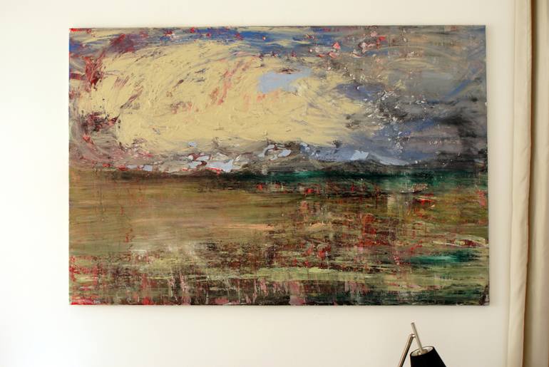 Original Abstract Expressionism Nature Painting by Ivana Dostal