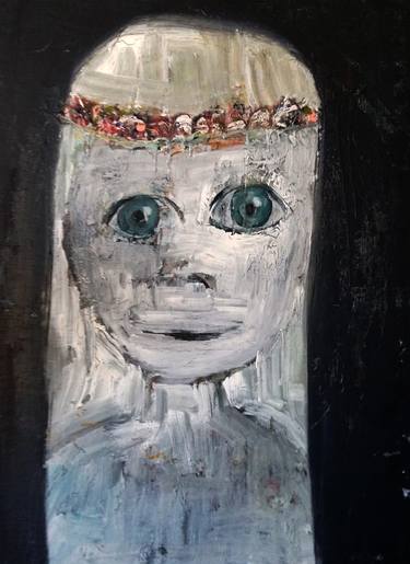 Original Expressionism Portrait Paintings by Ivana Dostal