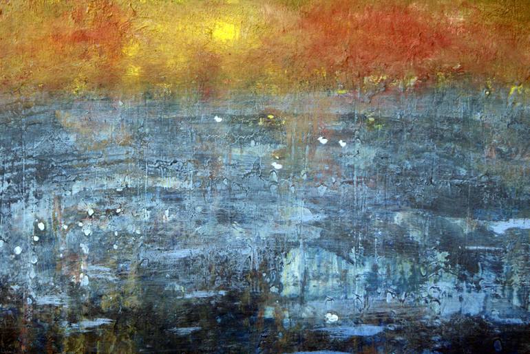 Original Impressionism Abstract Painting by Ivana Dostal