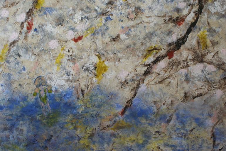 Original Impressionism Abstract Painting by Ivana Dostal