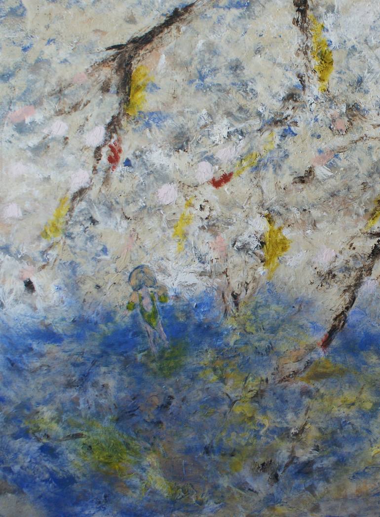 Original Impressionism Abstract Painting by Ivana Dostal