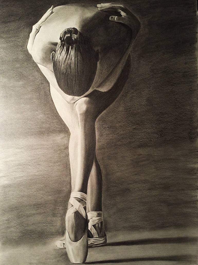 Ballerina, Drawing by Sean David Wright Saatchi Art