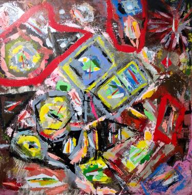 Original Abstract Expressionism Abstract Paintings by Wilson Gouvêa