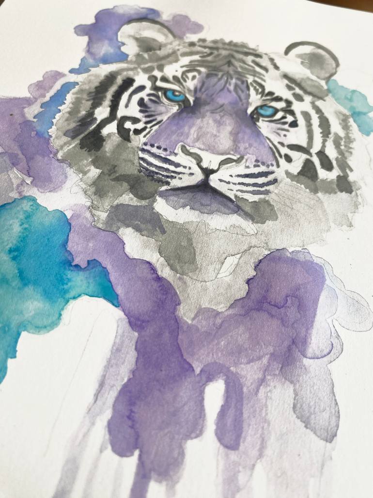 Original Illustration Animal Painting by Sandy Broenimann