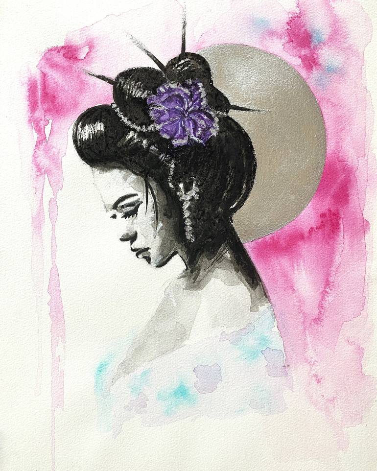 Print of Fine Art Women Paintings by Sandy Broenimann