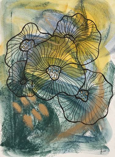 Print of Abstract Botanic Paintings by Sandy Broenimann