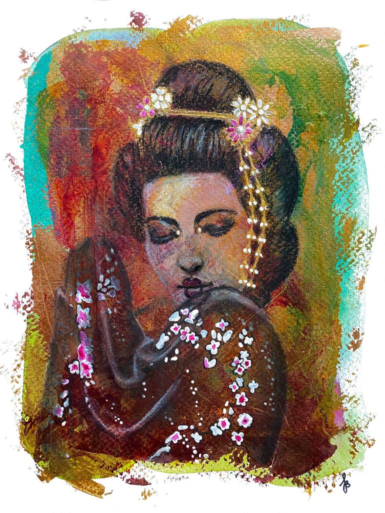 Print of Fine Art Women Paintings by Sandy Broenimann