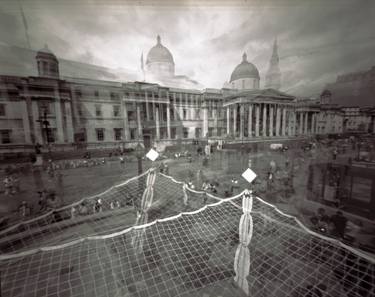 4th Plinth facing the National Gallery - Pin Hole Photograph thumb