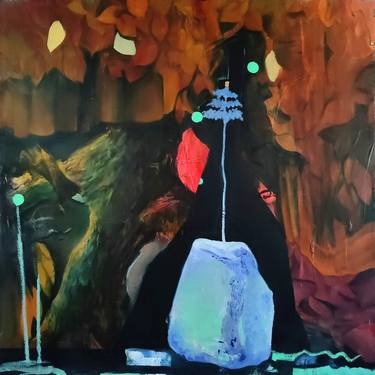 Original Abstract Tree Paintings by Karolina Zglobicka