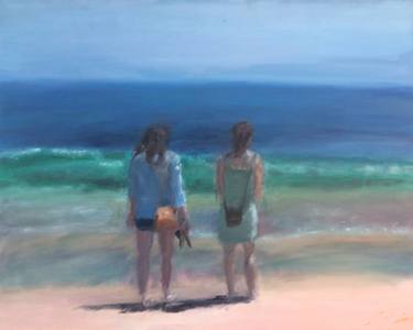 Original Beach Painting by Sam Bishop