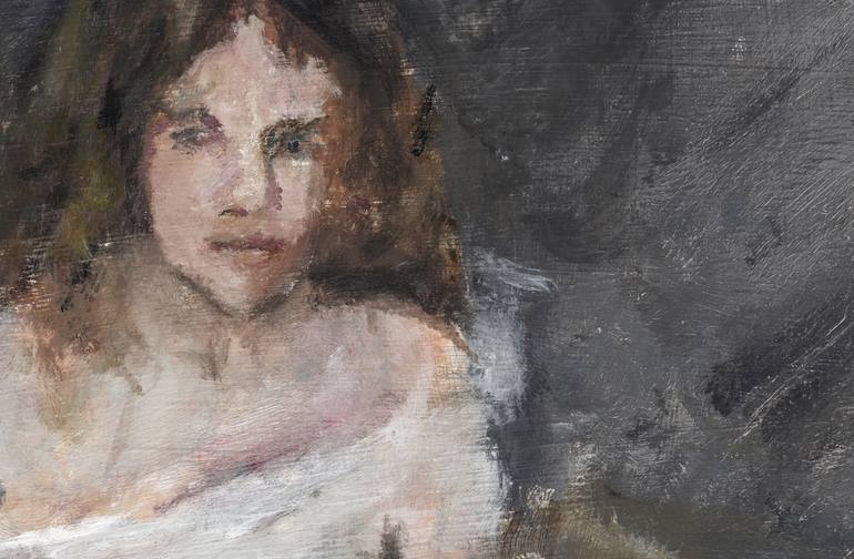 Original Expressionism People Painting by Sam Bishop