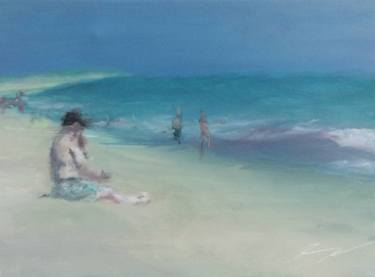 Original Expressionism Beach Paintings by Sam Bishop