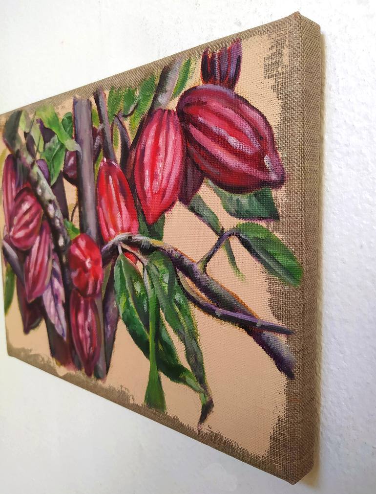 Original Figurative Botanic Painting by Valeria Pesce