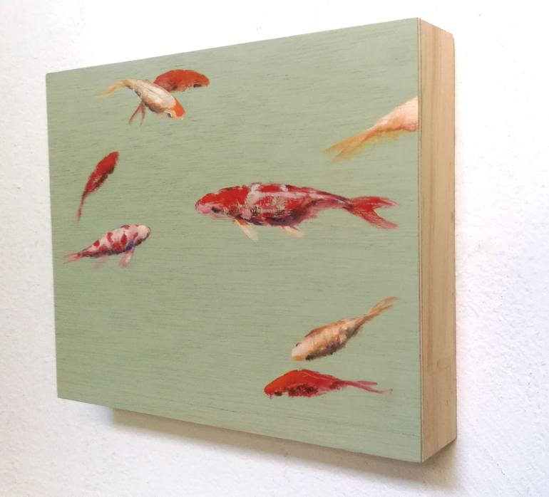 Original Fine Art Fish Painting by Valeria Pesce