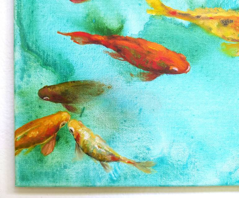 Original Figurative Fish Painting by Valeria Pesce