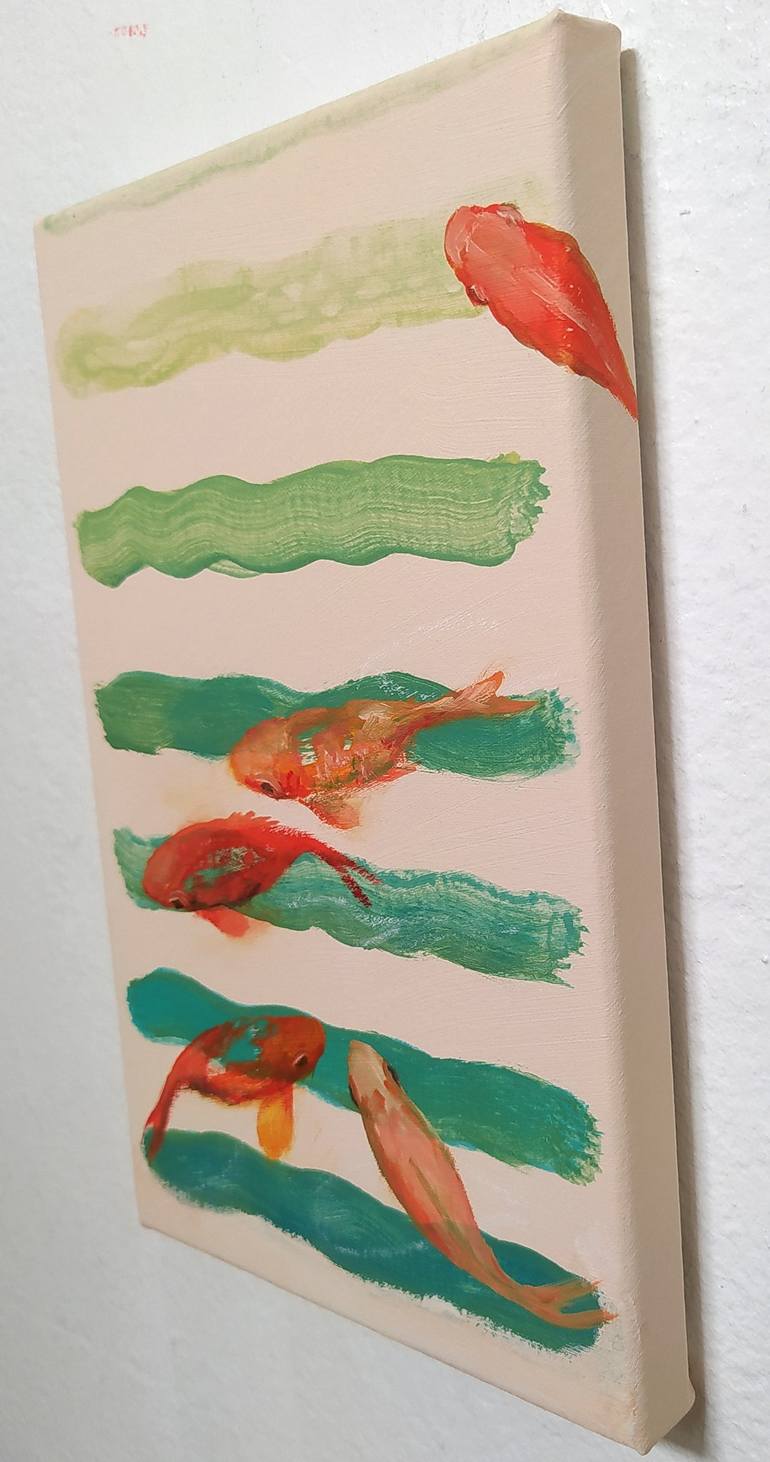 Original Contemporary Fantasy Painting by Valeria Pesce