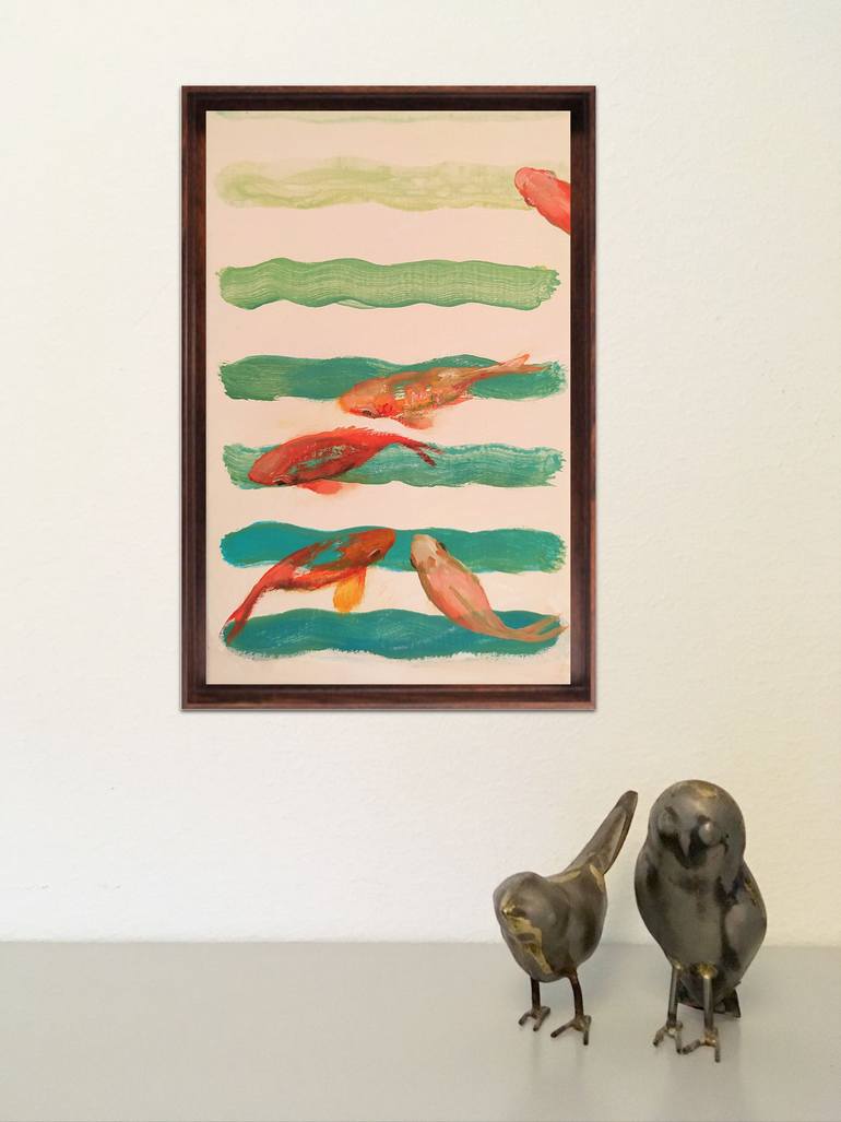 Original Contemporary Fantasy Painting by Valeria Pesce