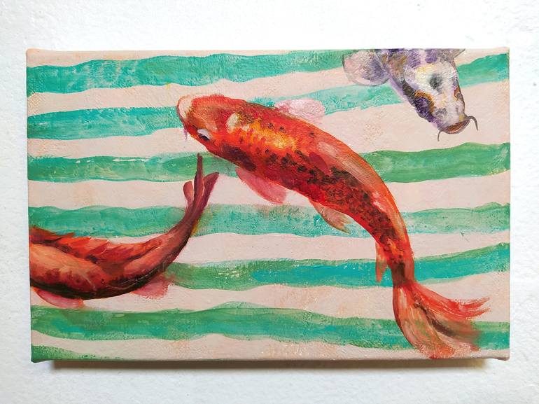 Original Figurative Fantasy Painting by Valeria Pesce