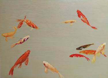 Original Figurative Fish Paintings by Valeria Pesce