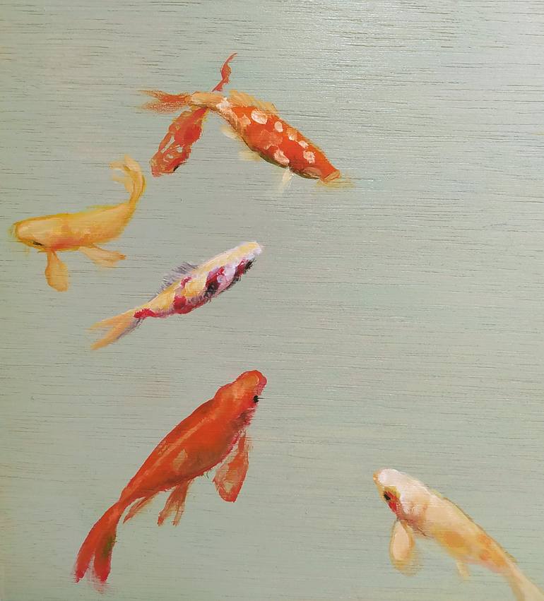 Original Figurative Animal Painting by Valeria Pesce