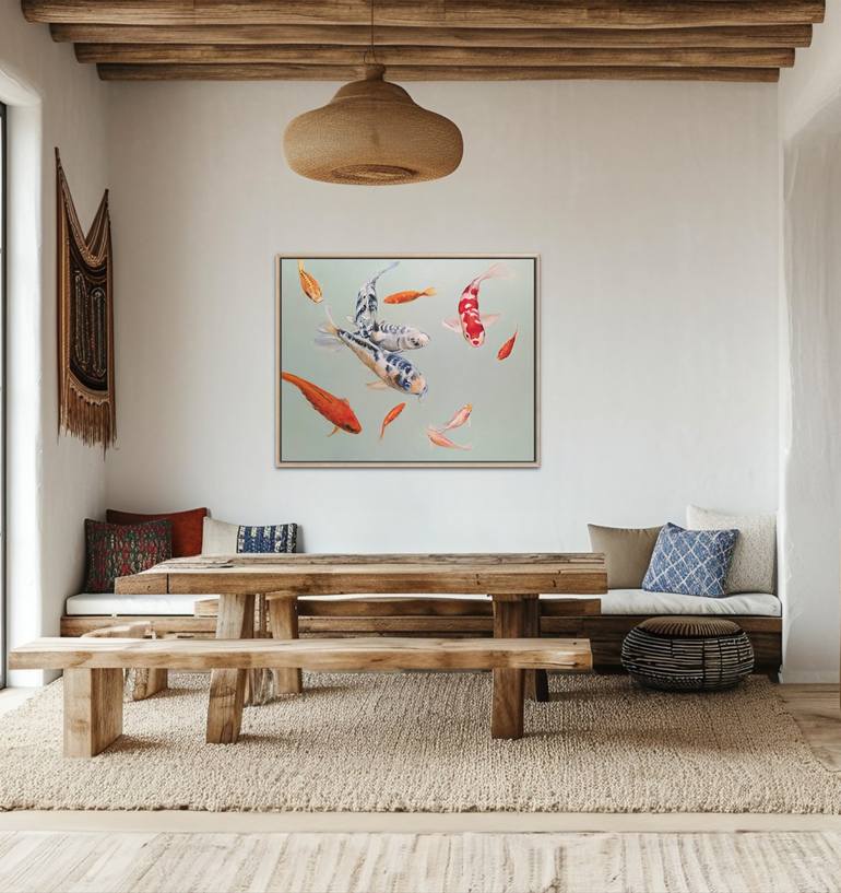 Original Contemporary Fish Painting by Valeria Pesce
