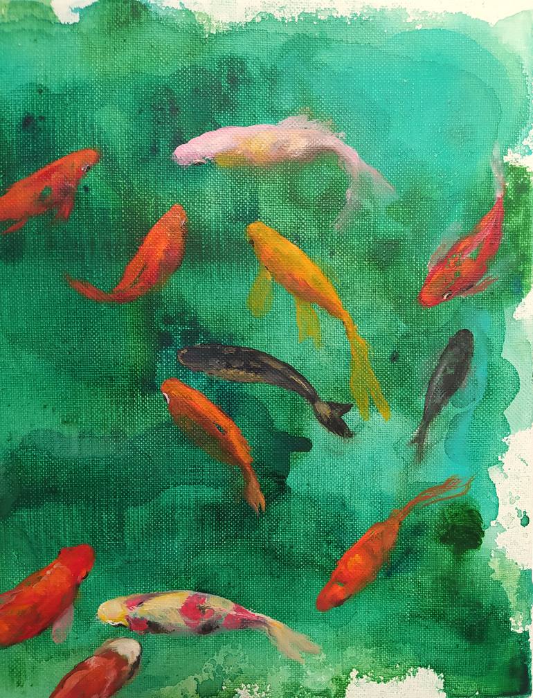 Original Contemporary Animal Painting by Valeria Pesce