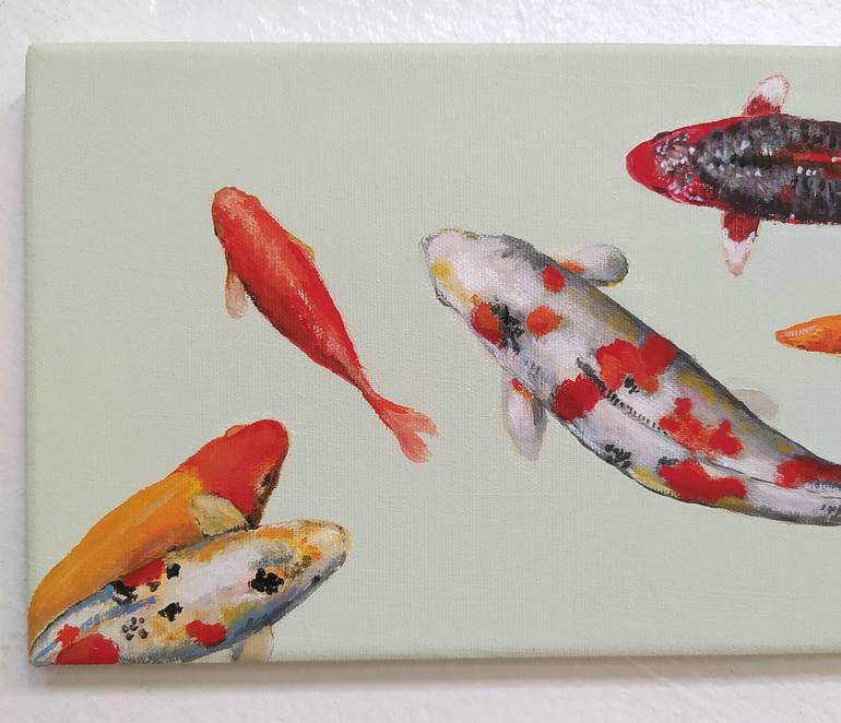 Original Figurative Fish Painting by Valeria Pesce