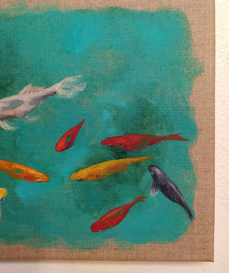 Original Figurative Fish Painting by Valeria Pesce