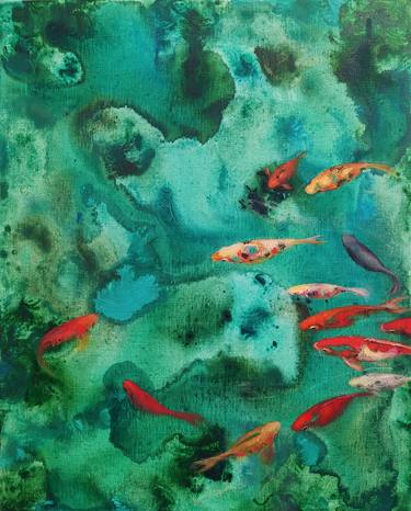Original Fine Art Fish Paintings by Valeria Pesce