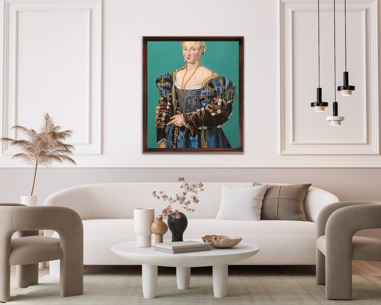 Original Figurative Fashion Painting by Valeria Pesce