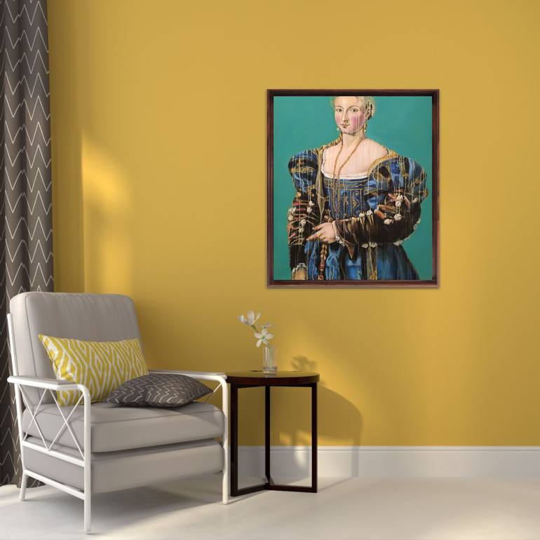 Original Figurative Fashion Painting by Valeria Pesce