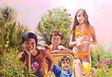 Original Figurative People Paintings by Valeria Pesce