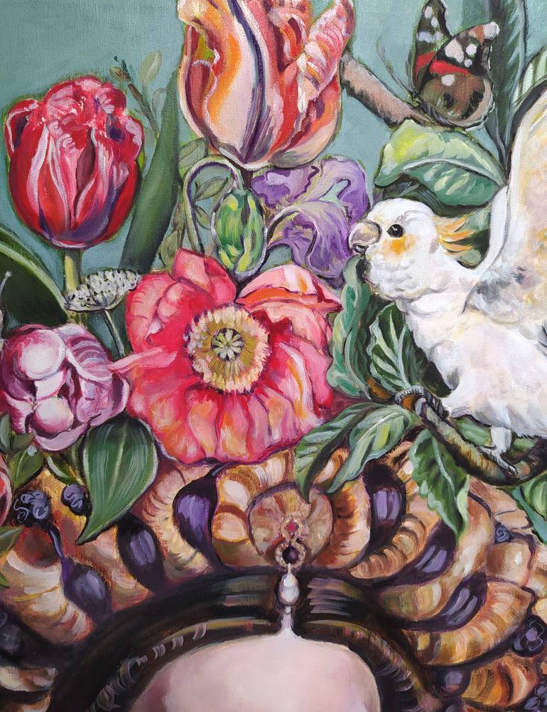Original Figurative Fantasy Painting by Valeria Pesce