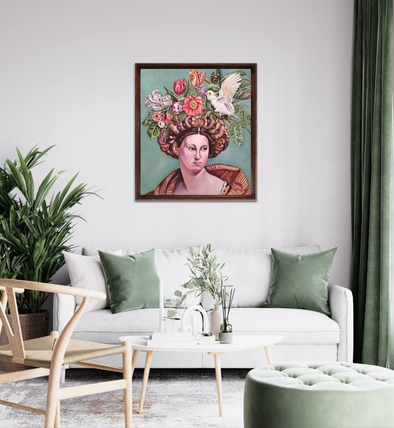 Original Figurative Fantasy Painting by Valeria Pesce