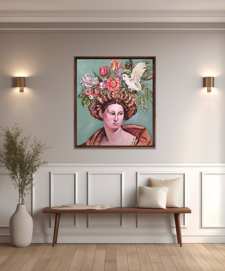 Original Figurative Fantasy Painting by Valeria Pesce
