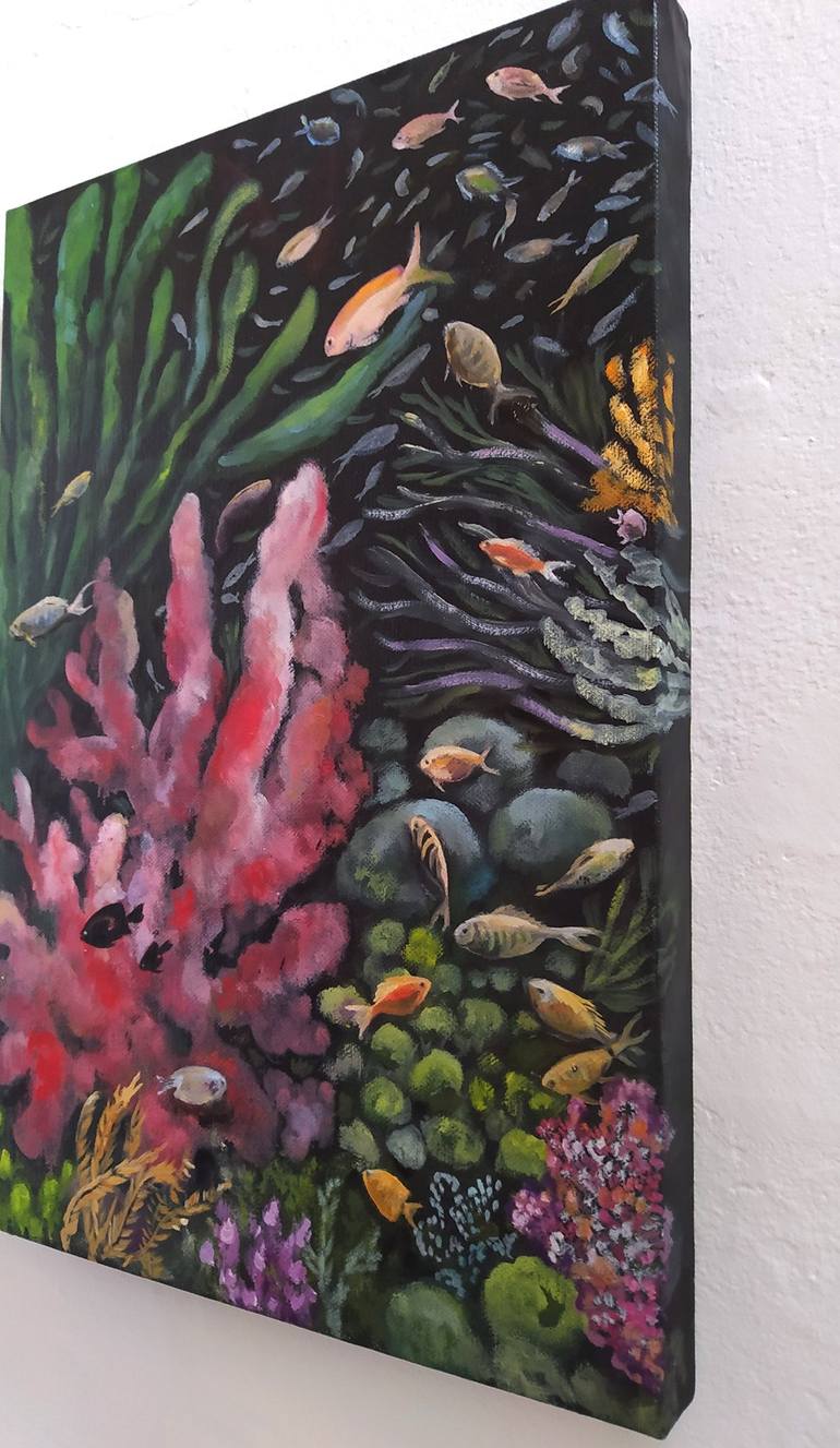 Original Figurative Seascape Painting by Valeria Pesce