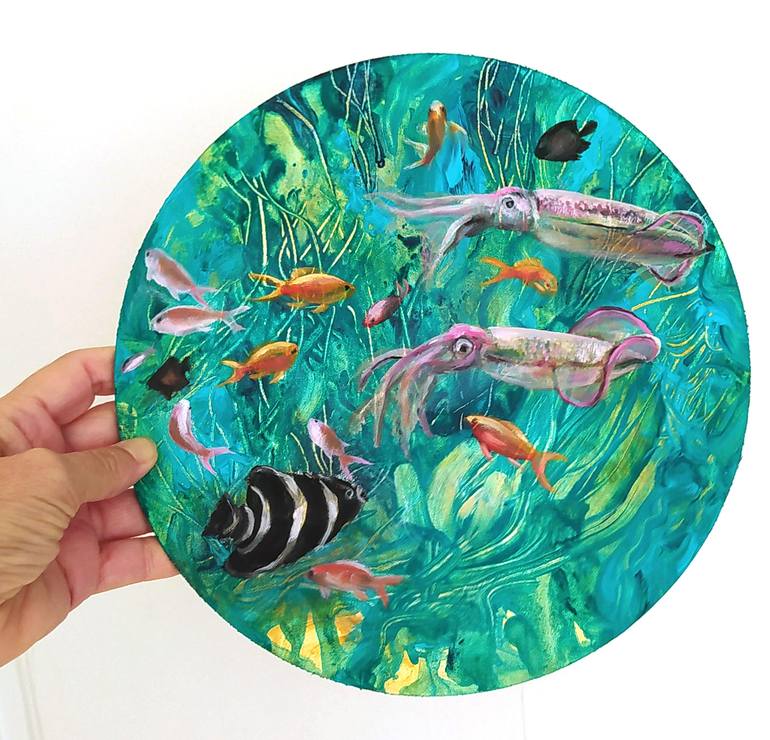 Original Figurative Animal Painting by Valeria Pesce