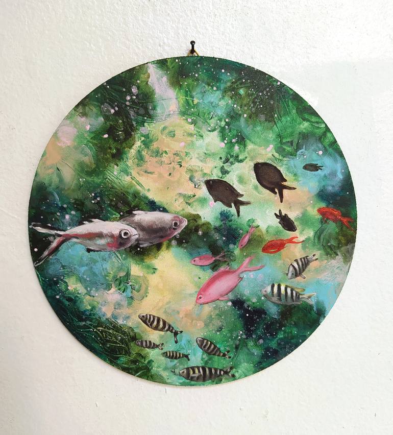 Original Contemporary Animal Painting by Valeria Pesce