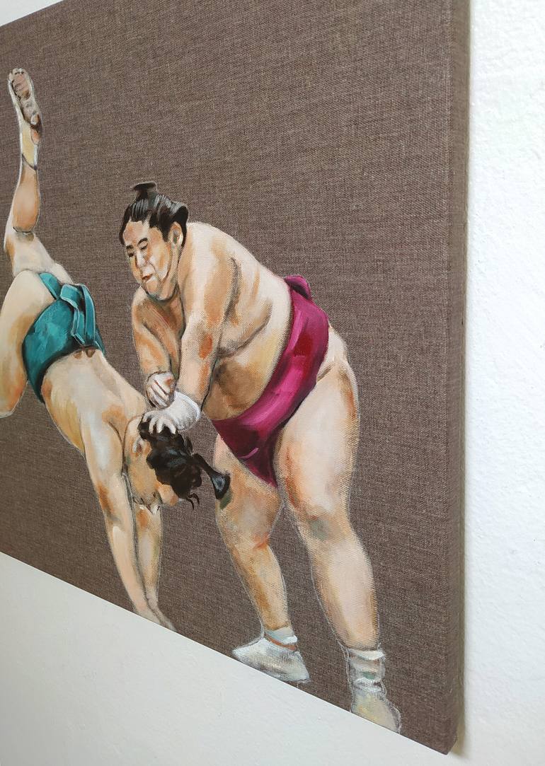 Original Minimalism Sports Painting by Valeria Pesce