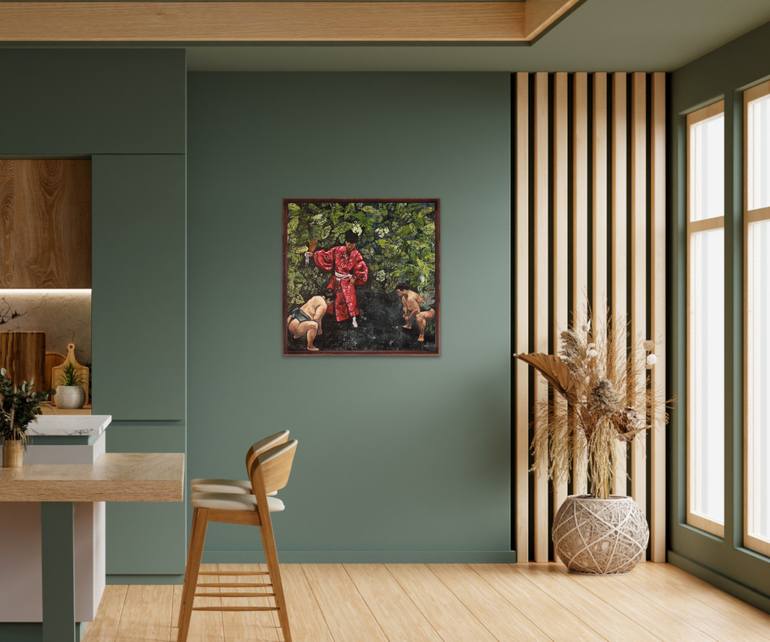 Original Figurative Men Painting by Valeria Pesce
