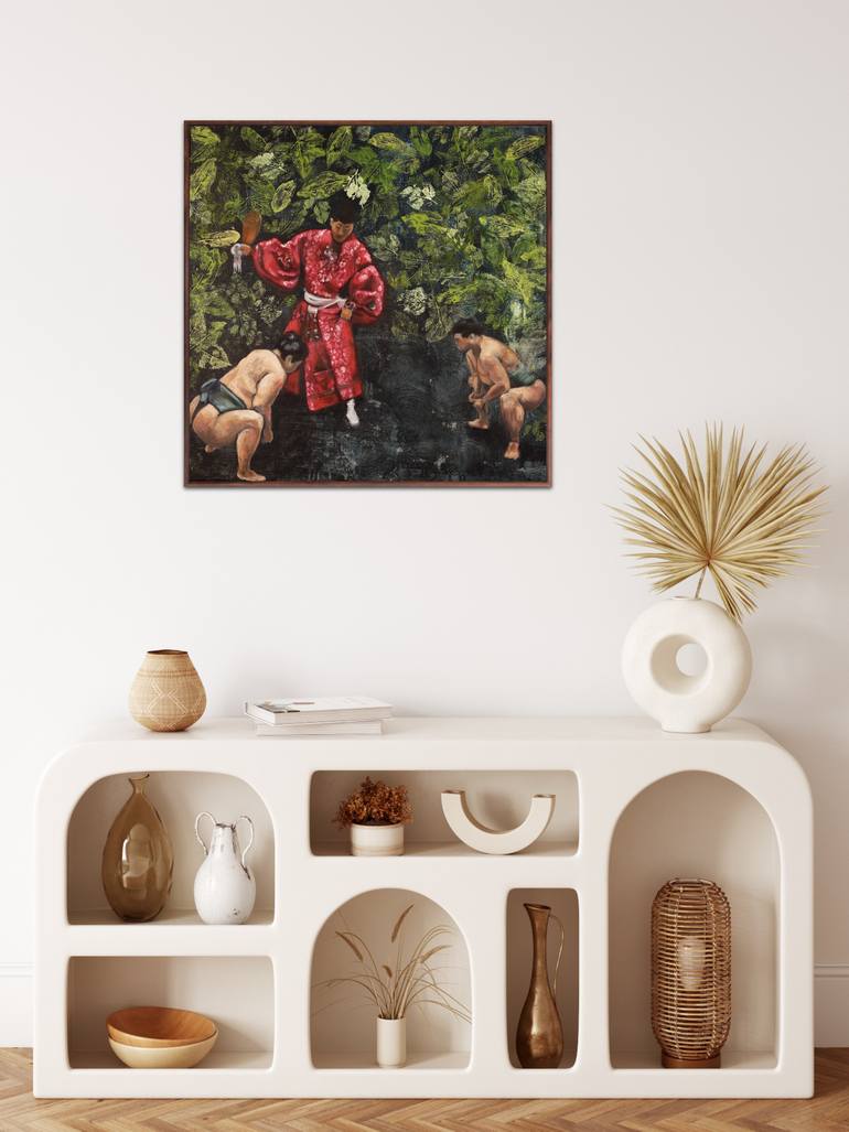 Original Figurative Men Painting by Valeria Pesce