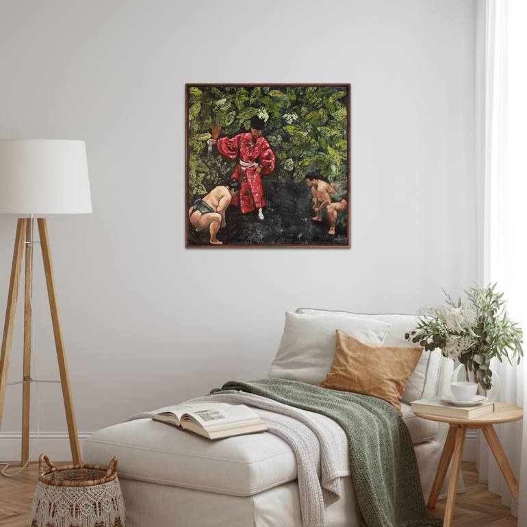 Original Figurative Men Painting by Valeria Pesce