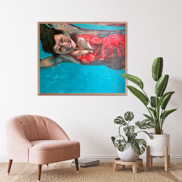 Original Figurative Women Painting by Valeria Pesce