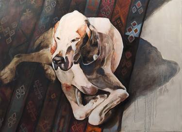 Original Realism Dogs Paintings by Valeria Pesce