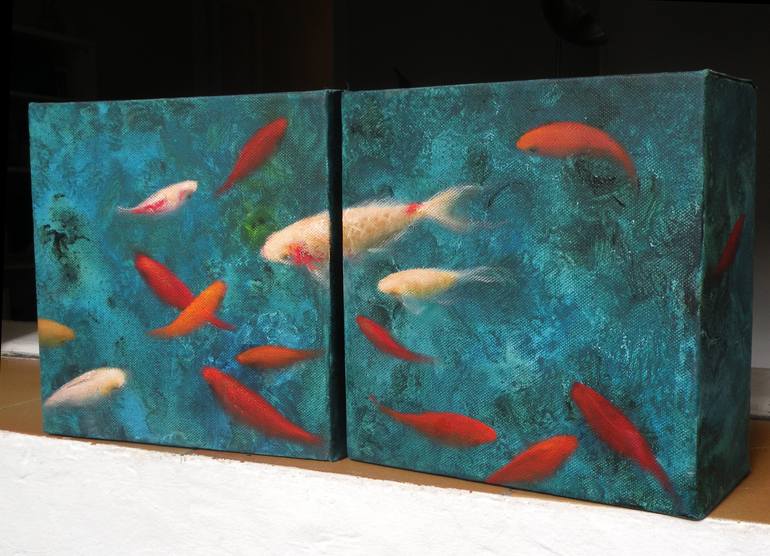 Original Realism Fish Painting by Valeria Pesce