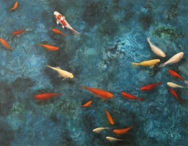 Print of Abstract Fish Paintings by Valeria Pesce